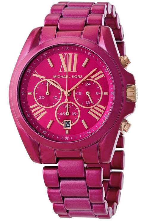 michael kors pink watch with leopard|Michael Kors Watch price.